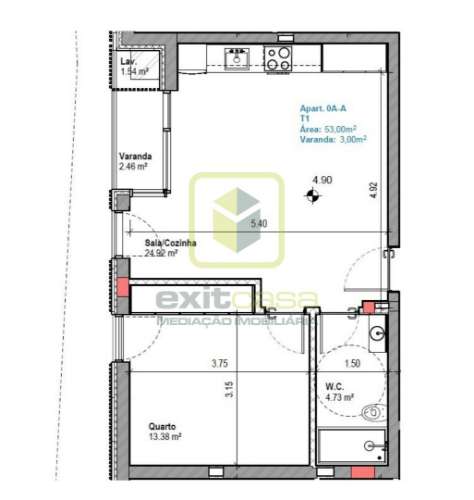 Apartamento T1 na Praia da Vagueira