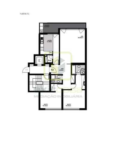 Apartamento T2 Mobilado para Arrendamento