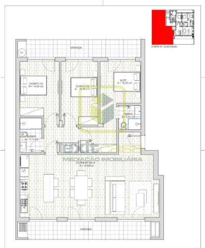 Apartamento T3 em fase de construção