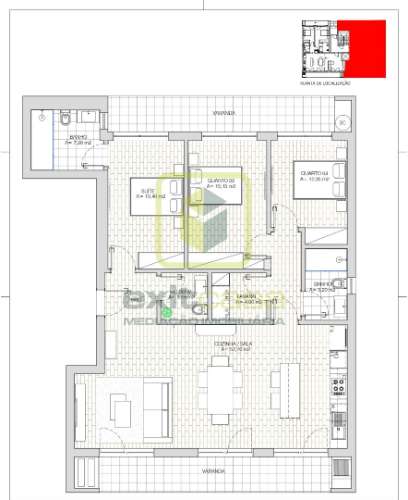Apartamento T3 em fase de construção