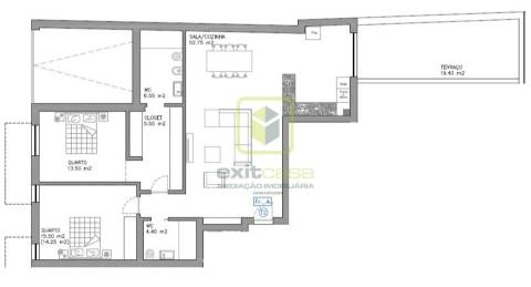 Apartamento T2 com Terraço em Aveiro