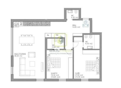 Apartamento T2 em Aveiro