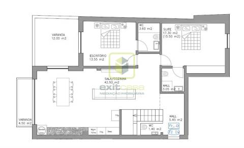 Apartamento T2 Duplex em Aveiro