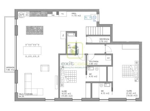 Apartamento T2 Duplex em Aveiro