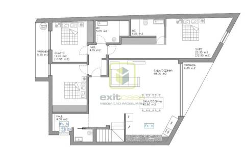 Apartamento T3 Duplex com Terraços em Aveiro