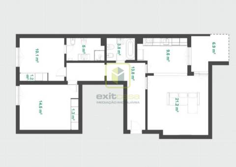 Apartamento T2 na Praia da Vagueira