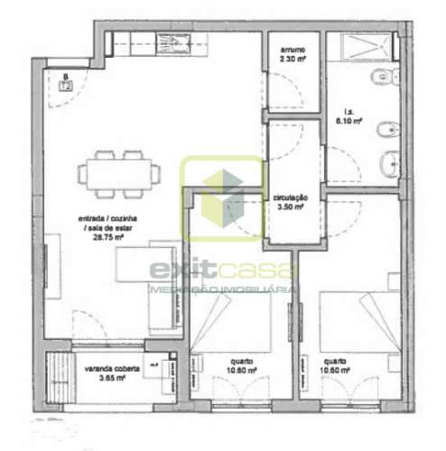 Apartamento T2 a 5 minutos do Centro de Aveiro e da Universidade