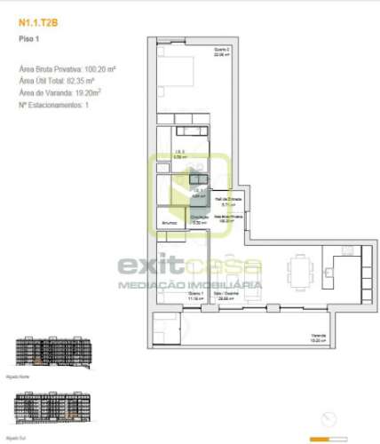 Apartamento T2 em Aveiro