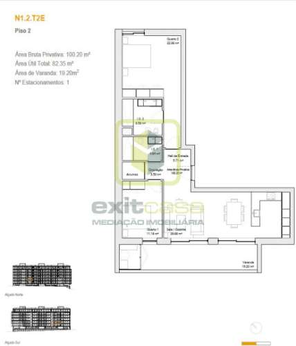 Apartamento T2 em Aveiro