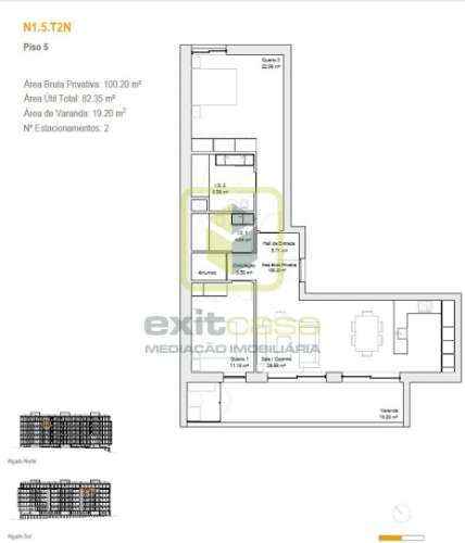 Apartamento T2 em Aveiro