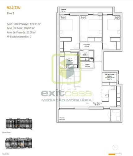 Apartamento T3 em Aveiro