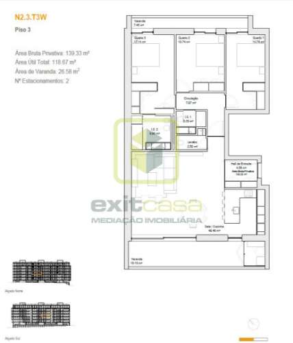 Apartamento T3 em Aveiro