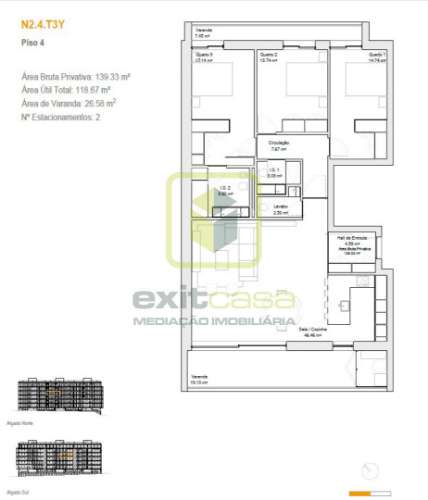 Apartamento T3 em Aveiro