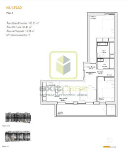 Apartamento T2 em Aveiro