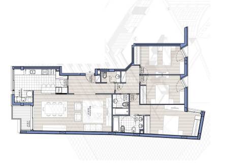 Apartamento T3 Novo no centro da Maia
