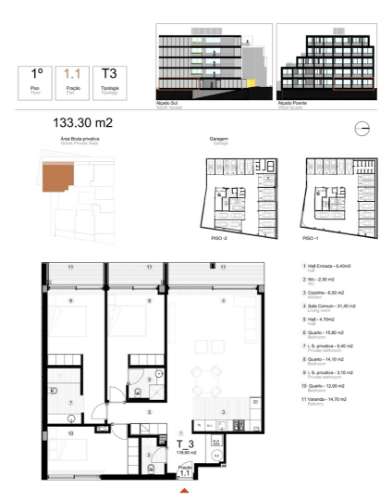 T3 em Costa Cabral – Excelentes Áreas e Localização Privilegiada