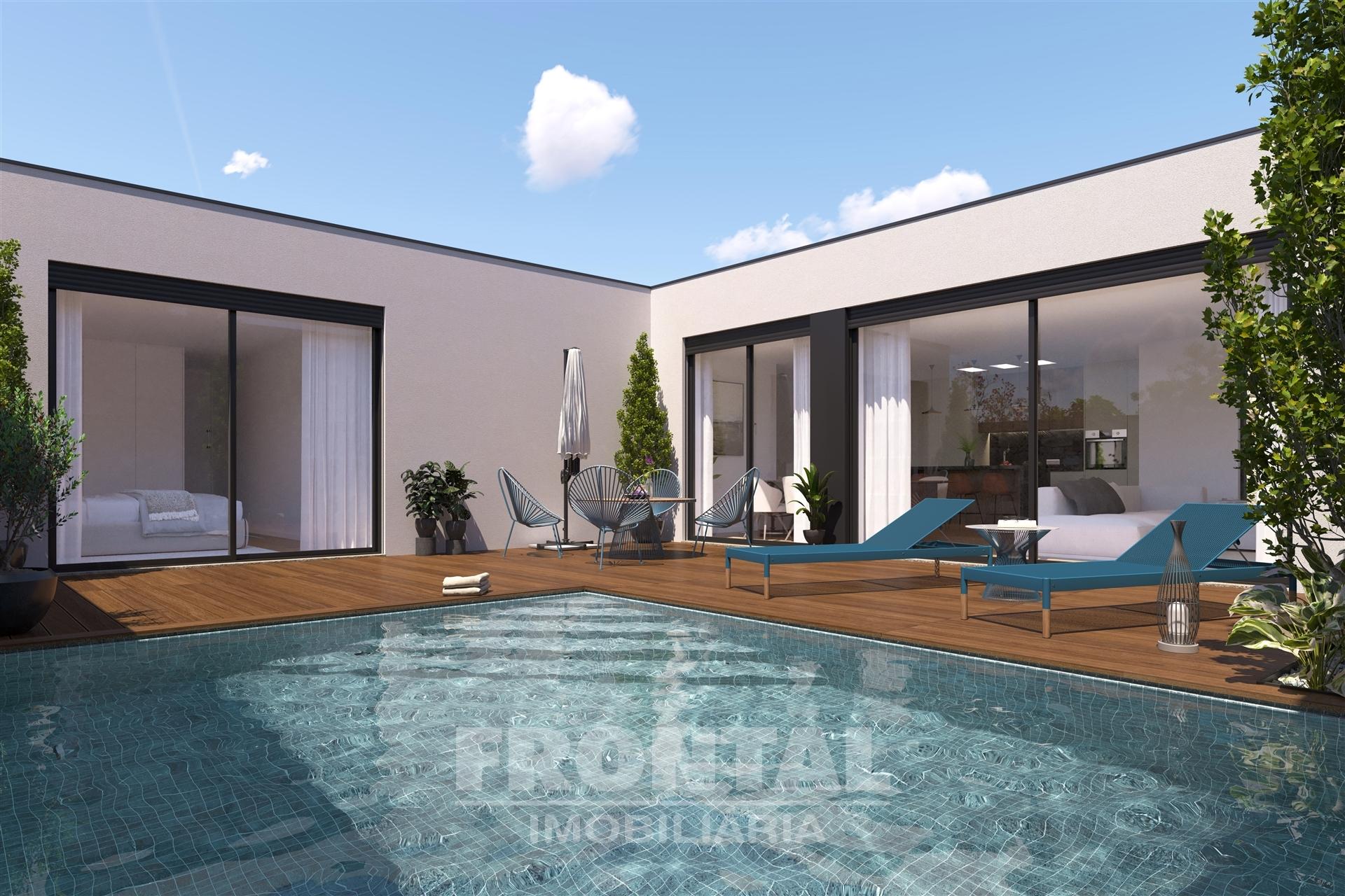 Terreno com Projeto (Moradia Moderna + Piscina) | Vilar de Mouros, Caminha, Viana Do Castelo