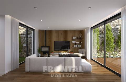 Terreno com Projeto (Moradia Moderna + Piscina) | Vilar de Mouros, Caminha, Viana Do Castelo