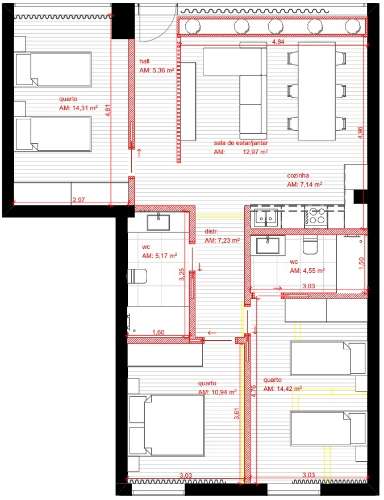 Loja com Projeto Aprovado para Habitação T3 | Nogueira da Maia, Maia, Porto
