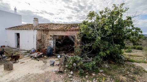terreno  com ruina em azinhal com bons acessos para venda