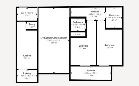 Apartamento T2 Venda em Quelfes,Olhão