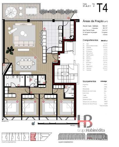 Apartamento T4 Venda em Canidelo,Vila Nova de Gaia