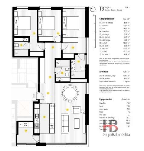 Apartamento T3 Venda em Canidelo,Vila Nova de Gaia
