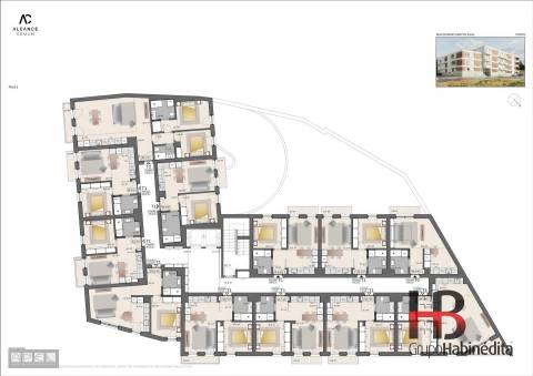 Apartamentos no Polo Universitário em Paranhos junto ao metro, T1 e T0.