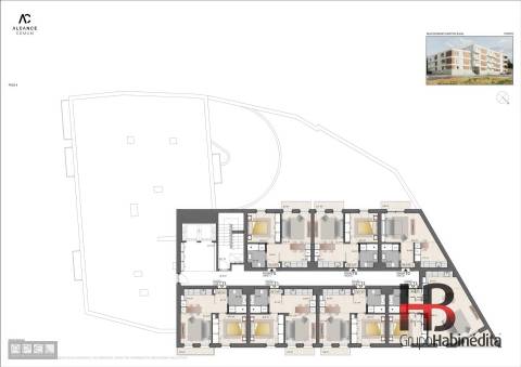 ​​​Apartamentos no Polo Universitário em Paranhos junto ao metro, T1 e T0.