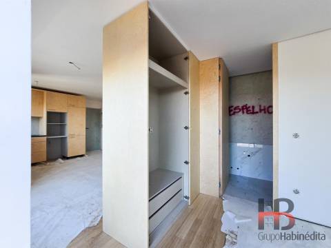 Apartamento T1 com terraço em Matosinhos. NOVA CONSTRUÇÃO.