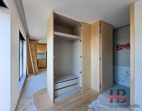 Apartamento T1 com terraço em Matosinhos. NOVA CONSTRUÇÃO.
