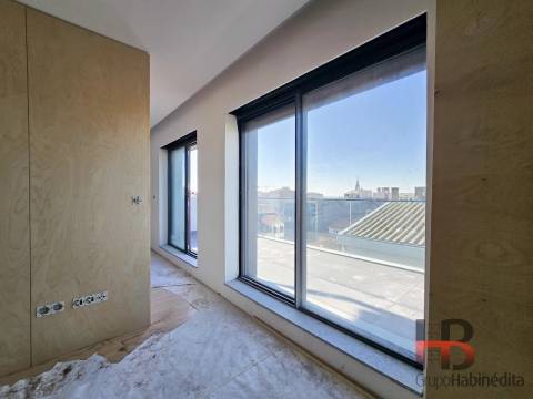 Apartamento T1 com terraço em Matosinhos. NOVA CONSTRUÇÃO.