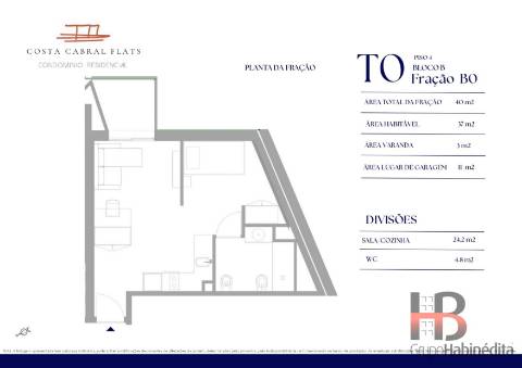 Apartamento T0 Venda em Paranhos,Porto