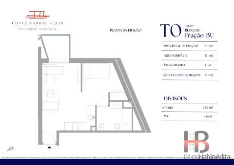 Apartamento T0 Venda em Paranhos,Porto