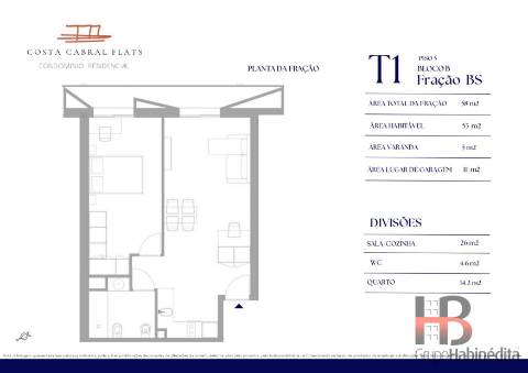 Apartamento T1 Venda em Paranhos,Porto