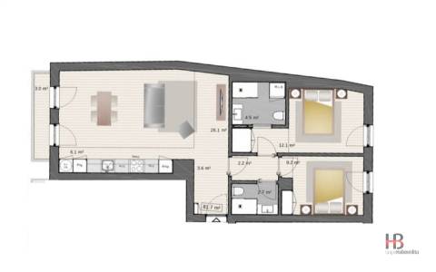 Edifício Maria - Apartamentos T2 no Polo Universitário, Porto | Qualidade e Rentabilidade