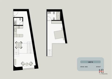 Apartamento T1 Duplex de Luxo no Cais de Gaia | Vista Panorâmica sobre o Rio Douro - Empreendimento
