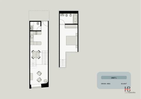 Apartamento T1 Duplex de Luxo no Cais de Gaia | Vista Panorâmica sobre o Rio Douro - Empreendimento