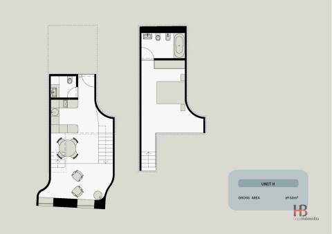 Apartamento T1 Duplex de Luxo no Cais de Gaia | Vista Panorâmica sobre o Rio Douro - Empreendimento