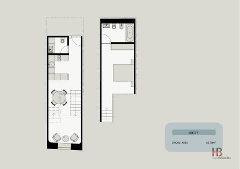 Apartamento T1 Duplex de Luxo no Cais de Gaia | Vista Panorâmica sobre o Rio Douro - Empreendimento
