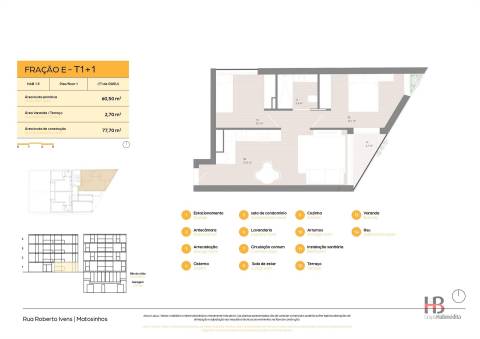 Apartamentos T1+1 Novos em Matosinhos Sul - Junto à Praia e Metro