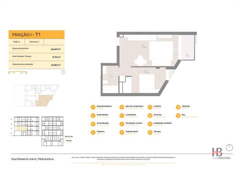 Apartamentos T1 Novos em Matosinhos Sul - Junto à Praia e Metro