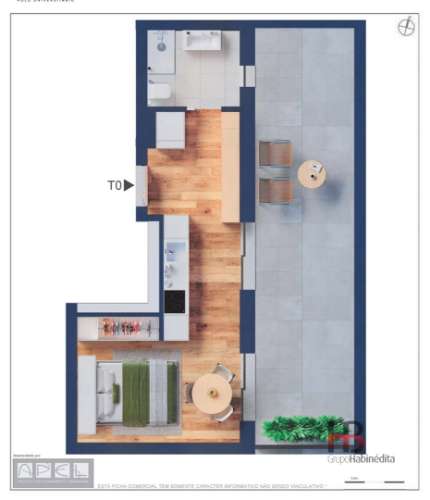 Estudio com Terraço Privativo | Em Construção | Paranhos - Polo Universitário
