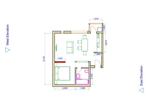 Apartamento T0 Arrendamento em Cedofeita, Santo Ildefonso, Sé, Miragaia, São Nicolau e Vitória,Porto