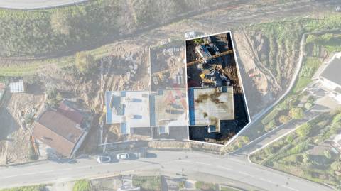 Moradia T3 de Gaveto em construção em Antime, Fafe