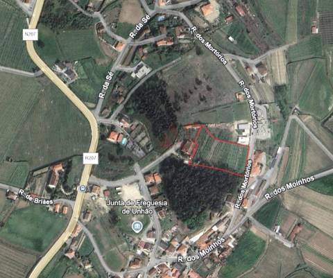 Terreno para Construção ou Exploração Agrícola com 5.000 m² em Unhão, Felgueiras