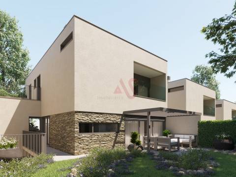 Moradia de Gaveto com 3 Suítes em Palmeira, Braga