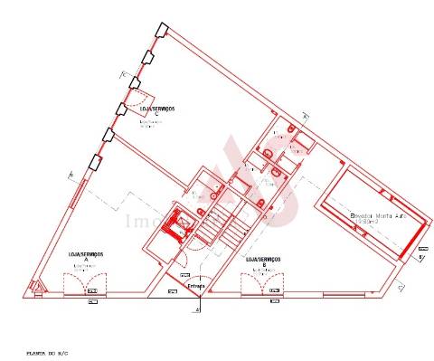 Prédio com projeto aprovado em Olhão, Faro