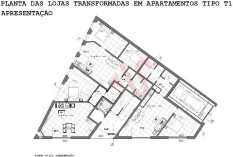 Prédio com projeto aprovado em Olhão, Faro