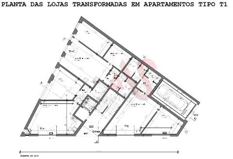 Prédio com projeto aprovado em Olhão, Faro